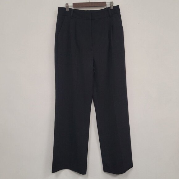 Anthropologie Favorite Daughter Womens Wide Leg Trousers Size 14 Quiet Luxury - Picture 1 of 13